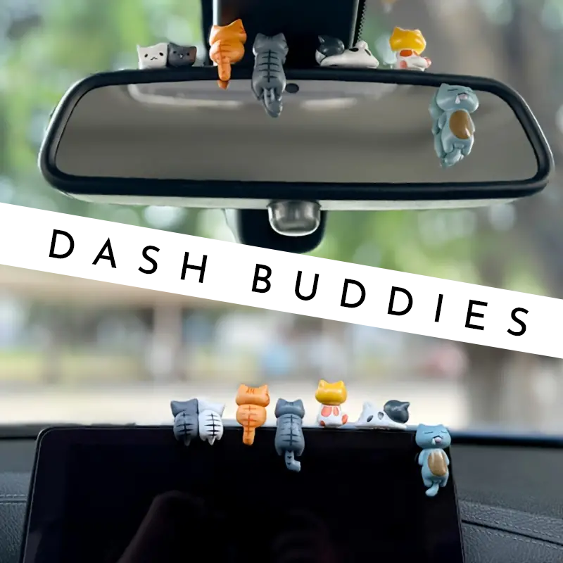 NEW 6pc Set - Dash Buddies (Cats)